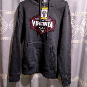 State of Mine Virginia State Fleece Hoodie Medium NWT